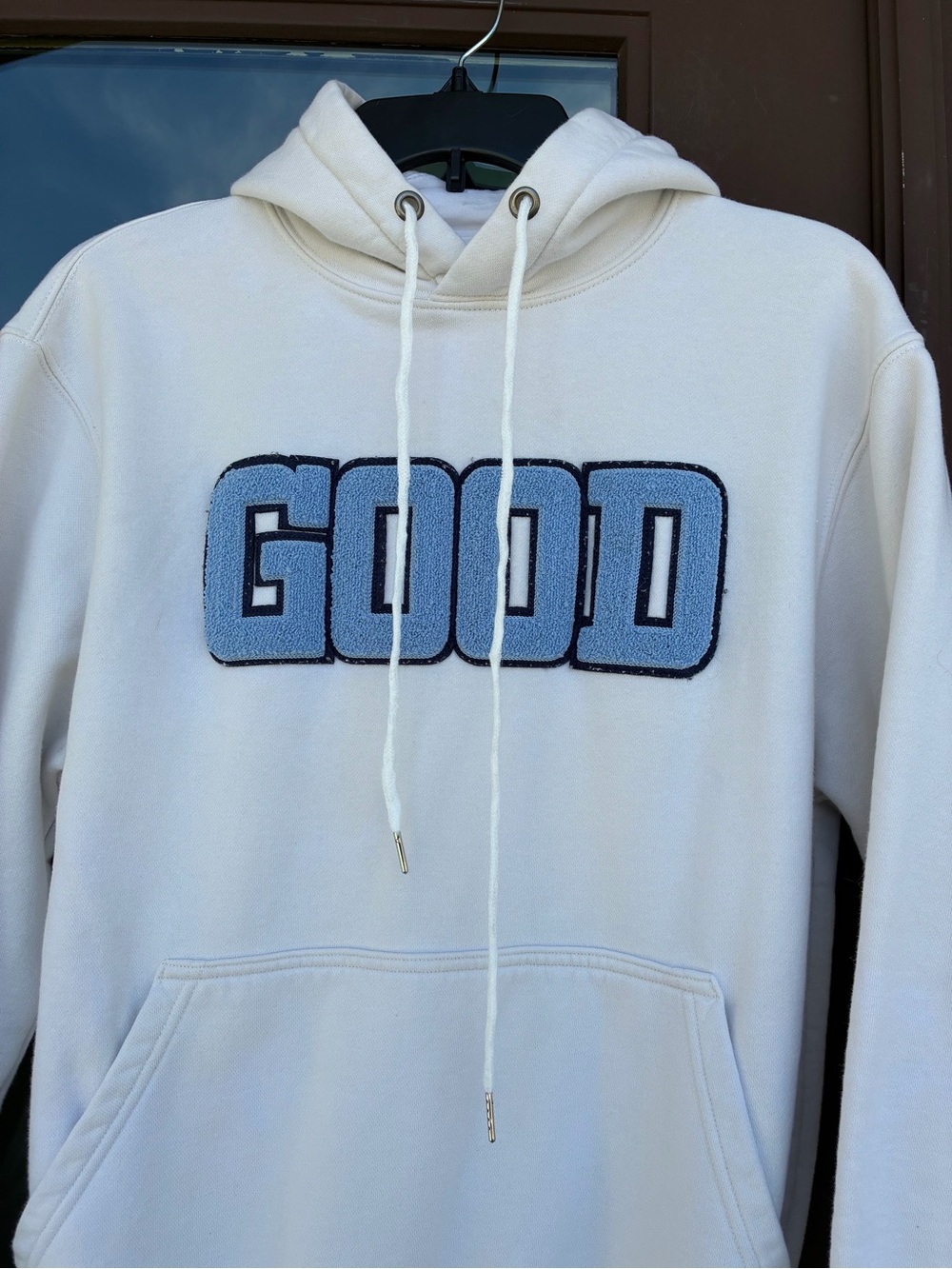 Good Good Golf White Patched "GOOD" Hoodie S